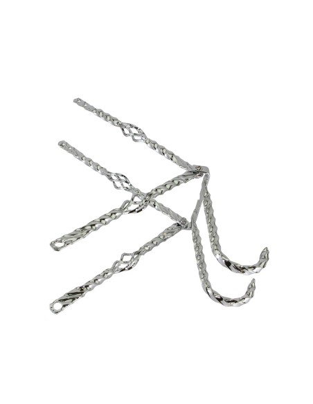 20 Lowrider Cage Square Twisted Continental Kit Chrome.